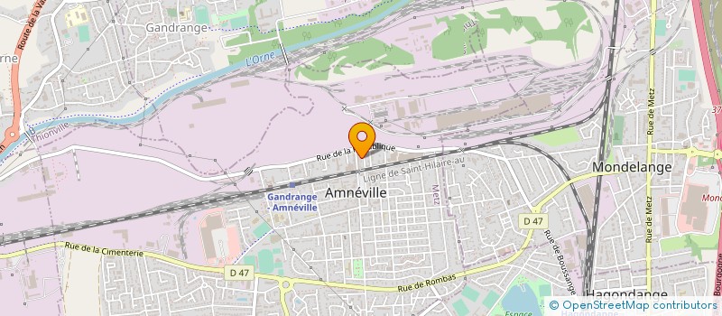 localisation de l'entreprise REGIE MUNICIPALE D'ELECTRICITE à AMNEVILLE