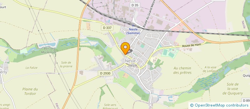 localisation de l'entreprise REGIE MUNICIPALE D'ELECTRICITE à NESLE