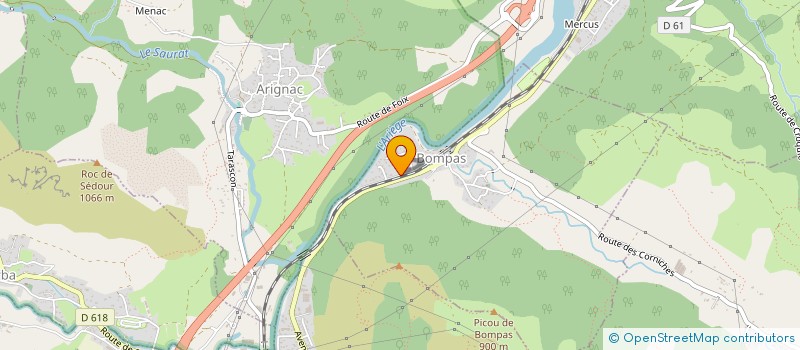 localisation de l'entreprise REGIE MUNICIPALE D'ELECTRICITE D'ARIGNAC à ARIGNAC