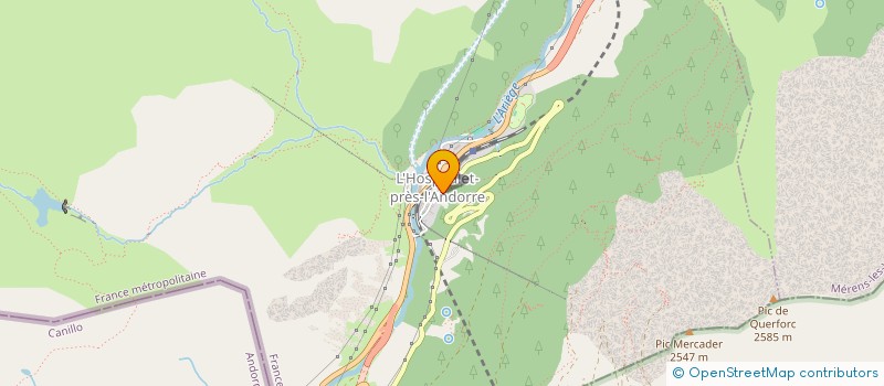 localisation de l'entreprise REGIE MUNICIPALE D'ELECTRICITE DE L'HOSPITALET PRES L'ANDORRE à L'HOSPITALET-PRES-L'ANDORRE