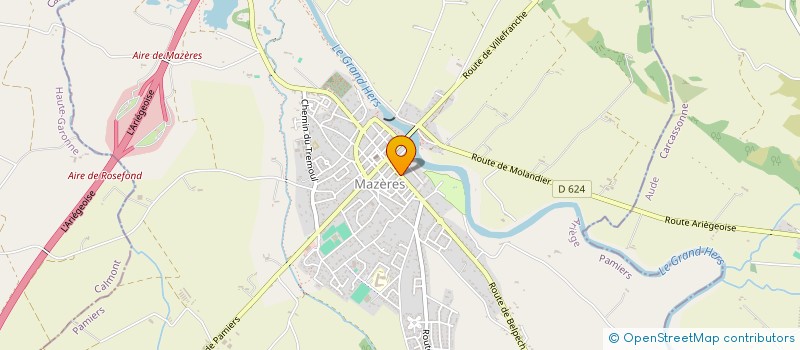 localisation de l'entreprise REGIE MUNICIPALE D'ELECTRICITE DE MAZERES à MAZERES