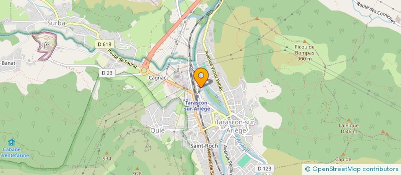 localisation de l'entreprise REGIE MUNICIPALE D'ELECTRICITE DE TARASCON SUR ARIEGE à TARASCON-SUR-ARIEGE