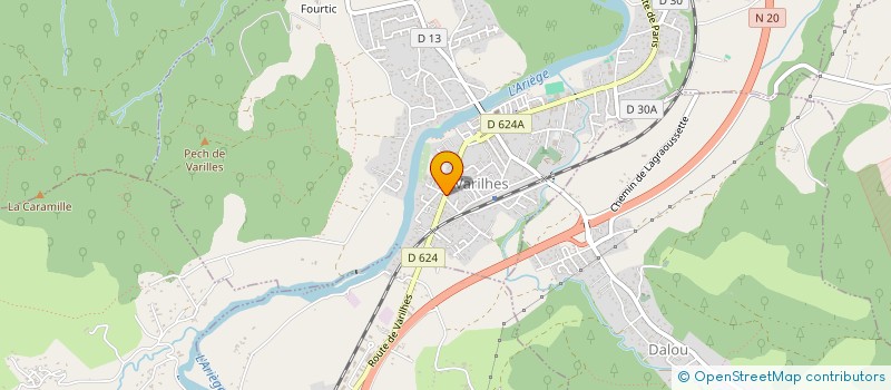 localisation de l'entreprise REGIE MUNICIPALE D4ELECTRICITE DE VARILHES à VARILHES
