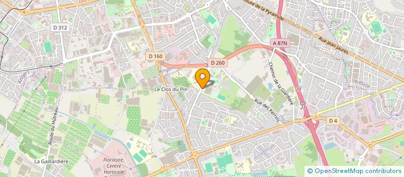 localisation de l'entreprise REGIE PERSONNALISEE ATHLETIS à LES PONTS-DE-CE