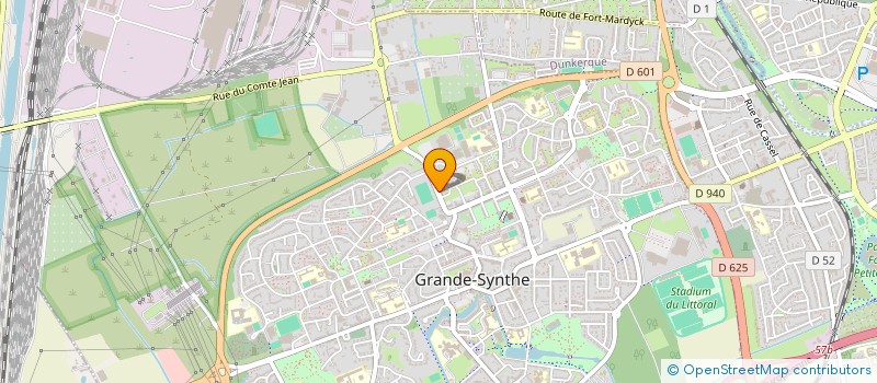 localisation de l'entreprise REGIE PERSONNALISEE CINEMA LE VARLIN à GRANDE-SYNTHE