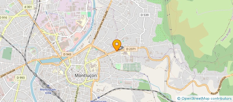 localisation de l'entreprise REGIE PRESTATIONS TECHNIQUES à MONTLUCON