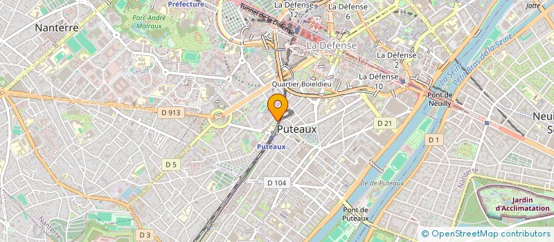 localisation de l'entreprise REGIE PRINCIPALE ORGANISATION MEDIA  PUTEAUX