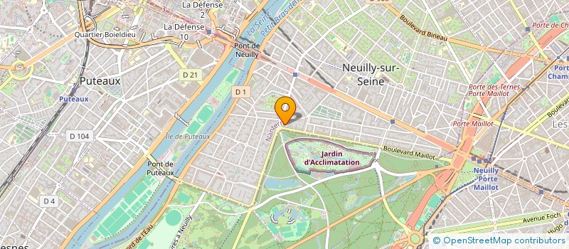 localisation de l'entreprise REGIE PUB OPERATIONNELLE à NEUILLY-SUR-SEINE