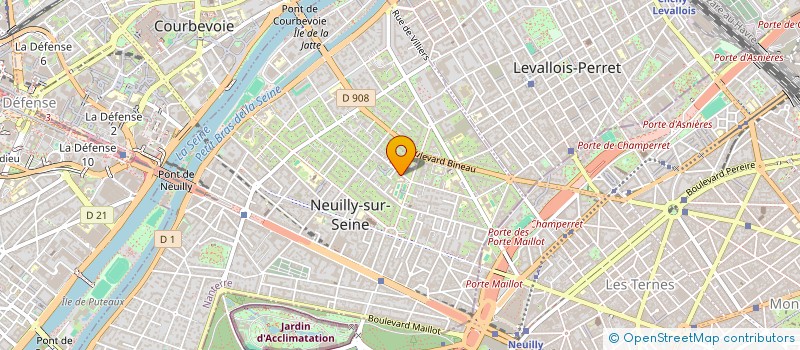 localisation de l'entreprise REGIE PUBLICITAIRE DU NET à NEUILLY-SUR-SEINE