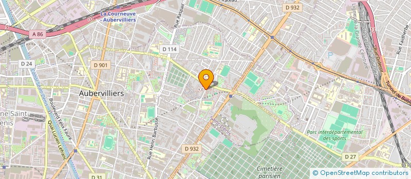 localisation de l'entreprise REGIE QUARTIER MALADRERIE-EMILE DUBOIS à AUBERVILLIERS