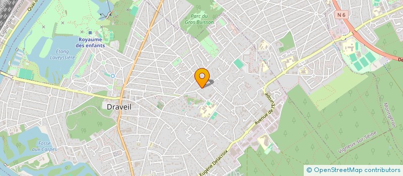 localisation de l'entreprise REGIE R PUBLICITE à DRAVEIL