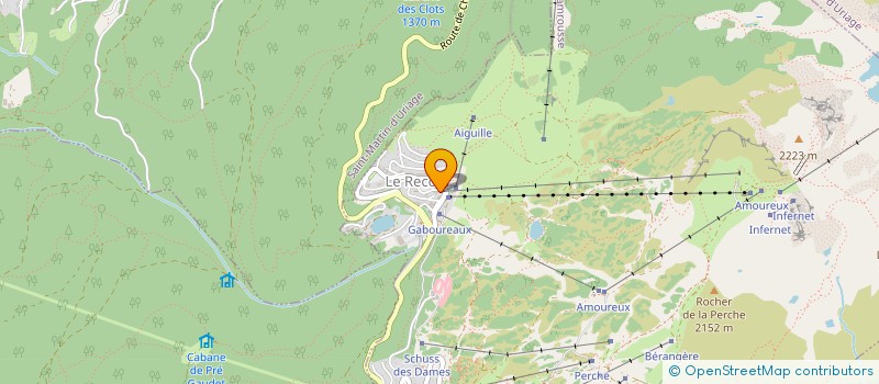 localisation de l'entreprise REGIE REMONTEES MECANIQUES CHAMROUSSE  CHAMROUSSE