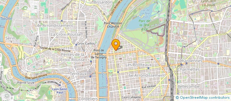 localisation de l'entreprise REGIE ROSIER à LYON 6EME
