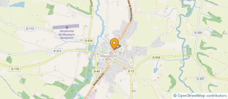 localisation de l'entreprise REGIE RURALE DE SERVICE DU FEZENSAGUET à MAUVEZIN