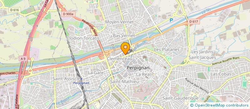 localisation de l'entreprise REGIE SATELLITE RADIO à PERPIGNAN