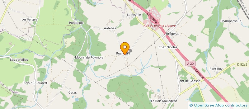 localisation de l'entreprise REGIE SCENE  VICQ-SUR-BREUILH