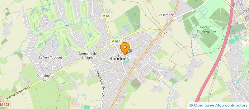 localisation de l'entreprise REGIE  SERVICES NOUVEAUX CHANTIERS PLUS  BONDUES