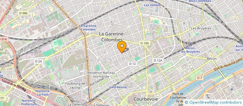 localisation de l'entreprise REGIE SERVICES ORGANISATION à LA GARENNE-COLOMBES