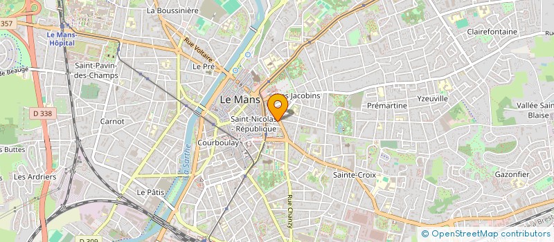 localisation de l'entreprise REGIE SP PRODUCTION à LE MANS