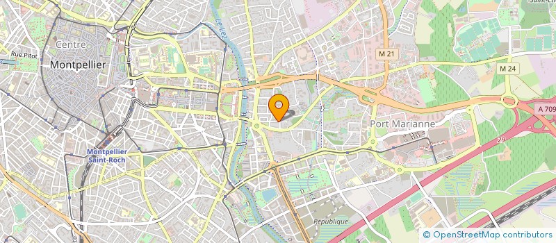 localisation de l'entreprise REGIE TERRITORIALE DU SUD à MONTPELLIER