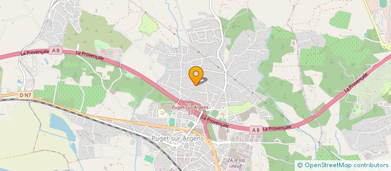 localisation de l'entreprise REGIE TV COM à PUGET-SUR-ARGENS