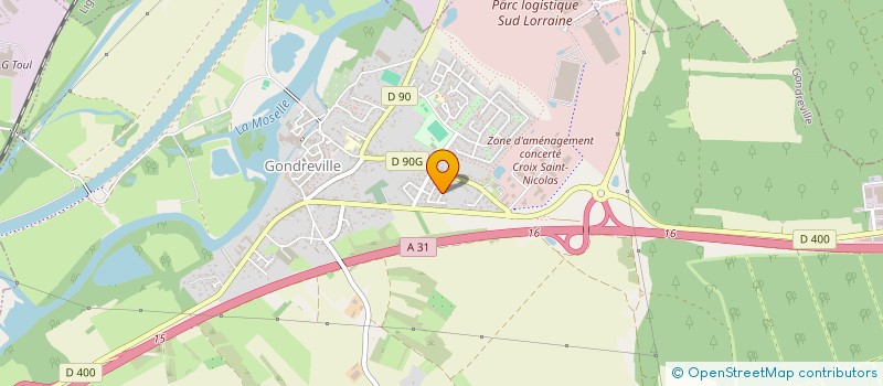 localisation de l'entreprise REGIELUX  GONDREVILLE