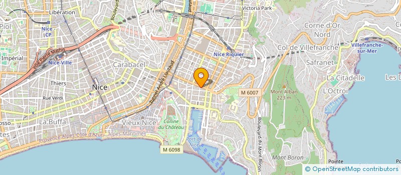 localisation de l'entreprise REGIEMEDIA.COM à NICE