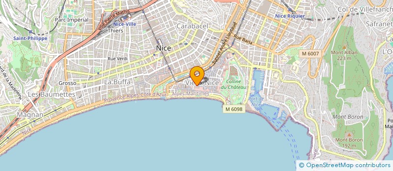 localisation de l'entreprise REGIEPRO à NICE