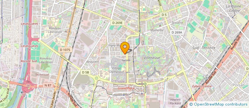 localisation de l'entreprise REGIESQUARE à GRENOBLE