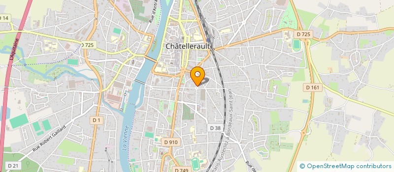 localisation de l'entreprise REGILANE  CHATELLERAULT