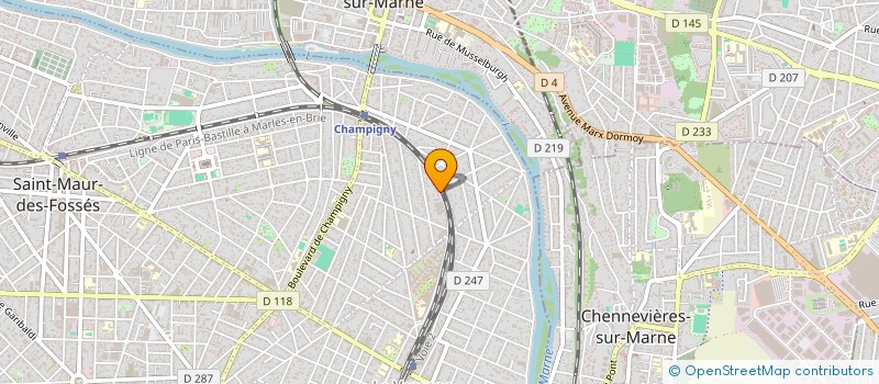 localisation de l'entreprise REGILOG CONSEIL à SAINT-MAUR-DES-FOSSES