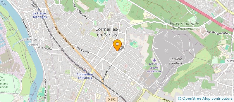 localisation de l'entreprise REGIMES ET DELICES à CORMEILLES-EN-PARISIS