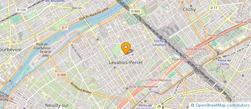 localisation de l'entreprise REGIMMO à LEVALLOIS PERRET