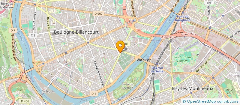 localisation de l'entreprise REGINA à BOULOGNE-BILLANCOURT