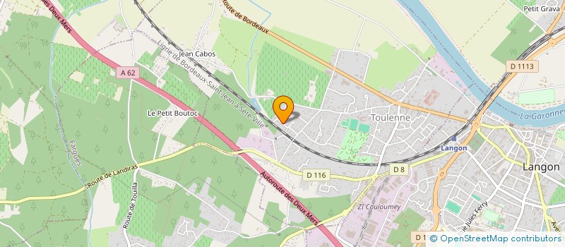 localisation de l'entreprise REGINA  BEYCHAC-ET-CAILLAU