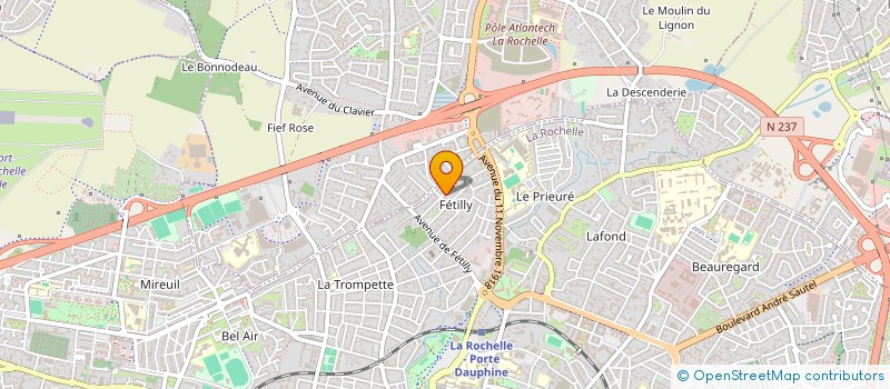 localisation de l'entreprise REGINA  LA ROCHELLE