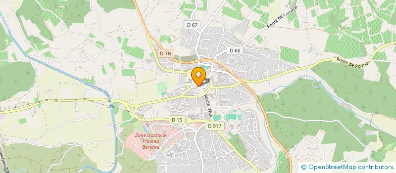 localisation de l'entreprise REGINA  LAMBESC