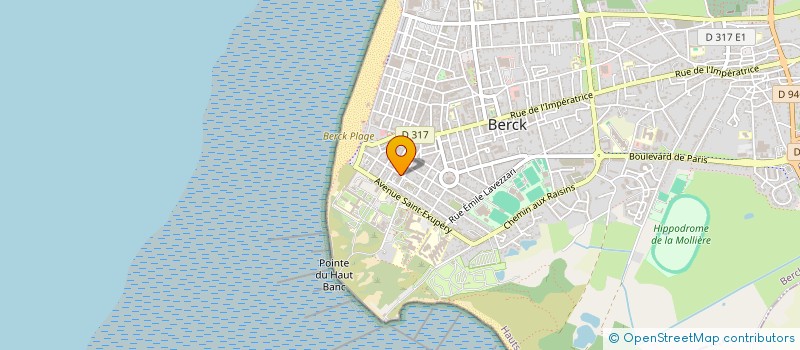 localisation de l'entreprise REGINA EVASION VACANCES à BERCK