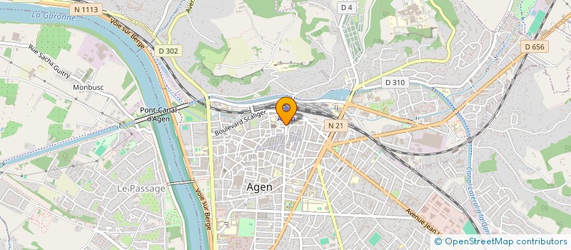 localisation de l'entreprise REGINA FAST FOOD à AGEN