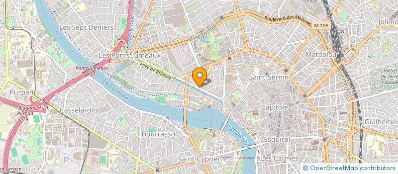 localisation de l'entreprise REGINA II à TOULOUSE