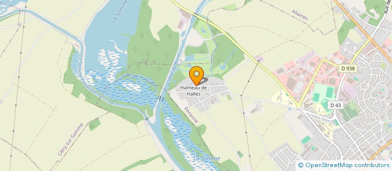 localisation de l'entreprise REGINE  PERONNE