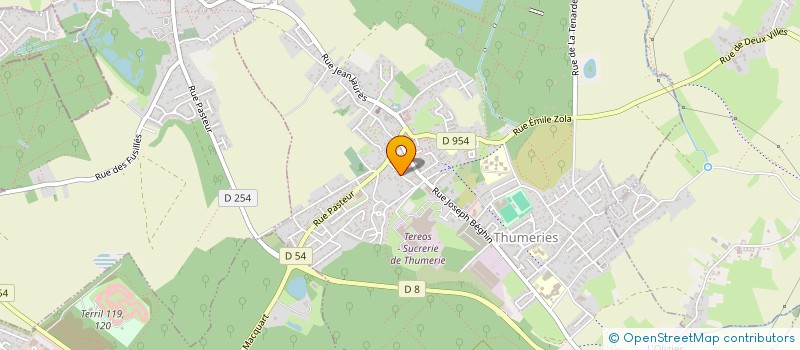localisation de l'entreprise REGINE  THUMERIES