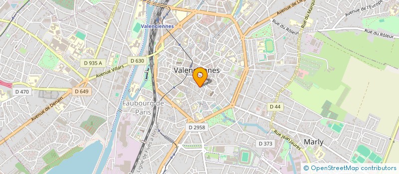 localisation de l'entreprise REGINE AU GRAND COEUR AIDES AUX PLUS DEMUNIS  VALENCIENNES