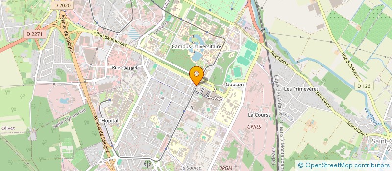 localisation de l'entreprise REGINE MAZIN SARL à ORLEANS