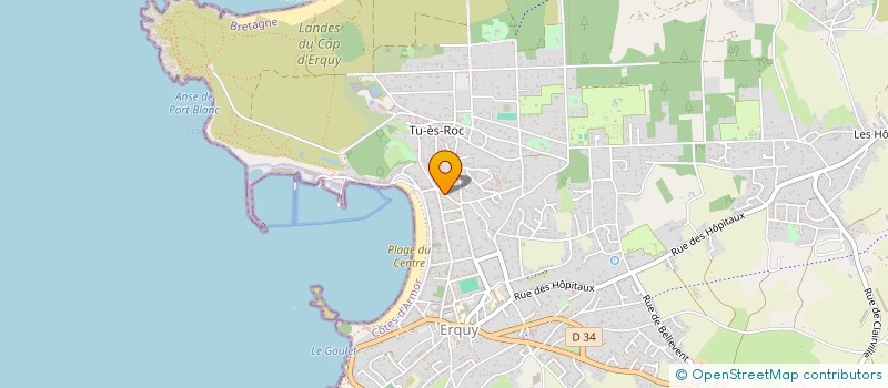 localisation de l'entreprise REGINEA CONSEIL  ERQUY