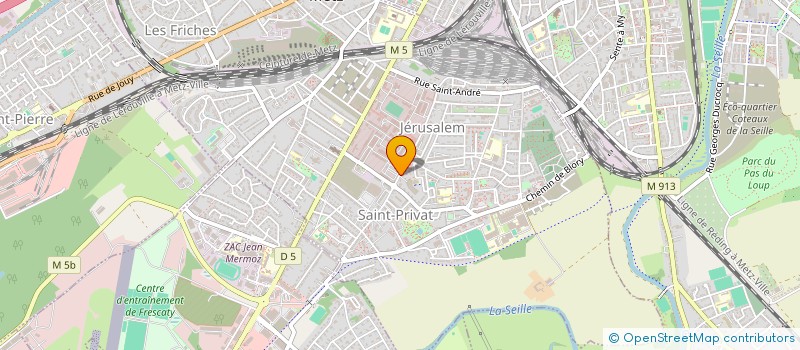 localisation de l'entreprise REGION COMMUNICATION  MONTIGNY-LES-METZ