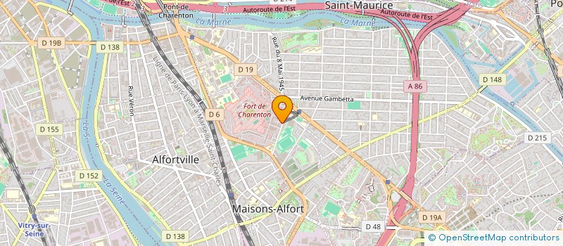 localisation de l'entreprise REGION DE GENDARMERIE D'ILE-DE-FRANCE à MAISONS-ALFORT
