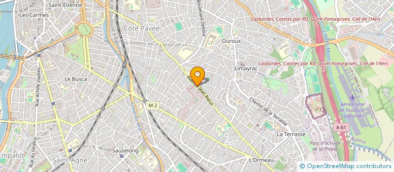 localisation de l'entreprise REGION DE GENDARMERIE D'OCCITANIE à TOULOUSE