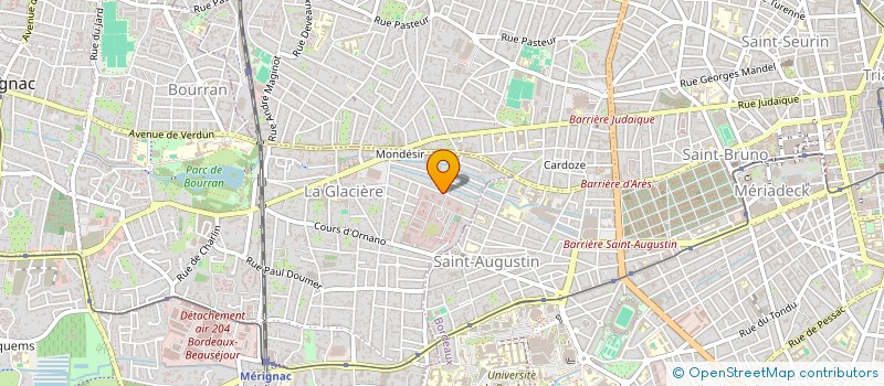 localisation de l'entreprise REGION DE GENDARMERIE DE NOUVELLE-AQUITAINE à MERIGNAC