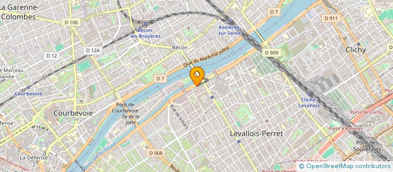localisation de l'entreprise REGION OUEST à LEVALLOIS-PERRET